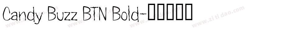 Candy Buzz BTN Bold字体转换